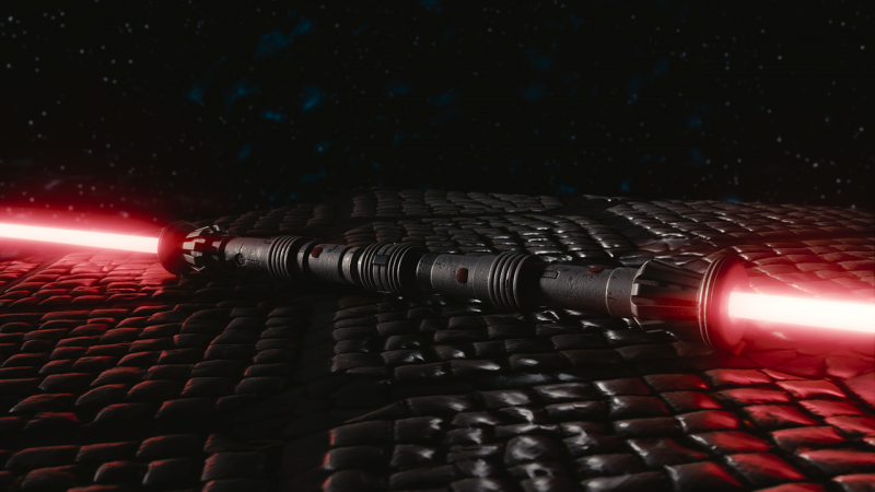 Zoom sur les sabres laser de Star Wars