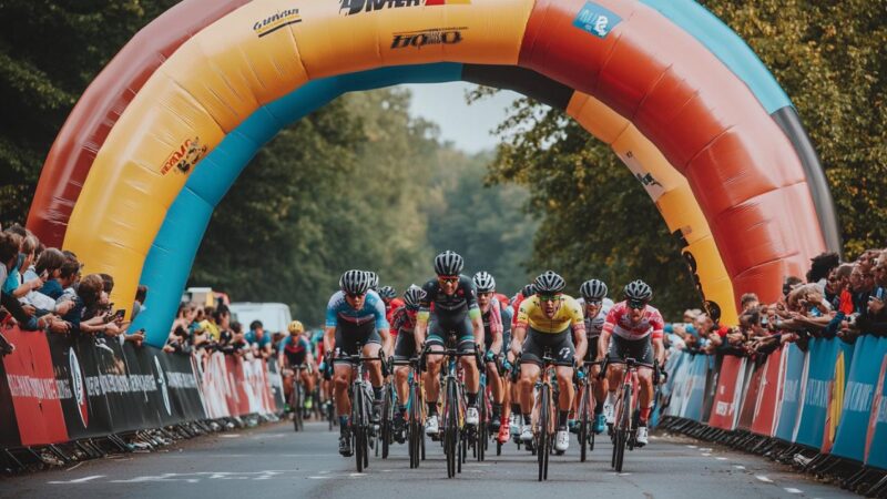 Pourquoi choisir une arche gonflable pour une course cyclisme réussie