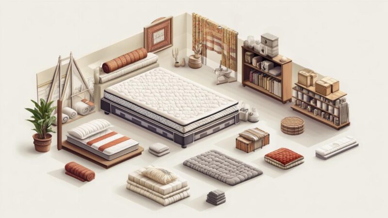 L&rsquo;évolution fascinante du matelas à travers les âges