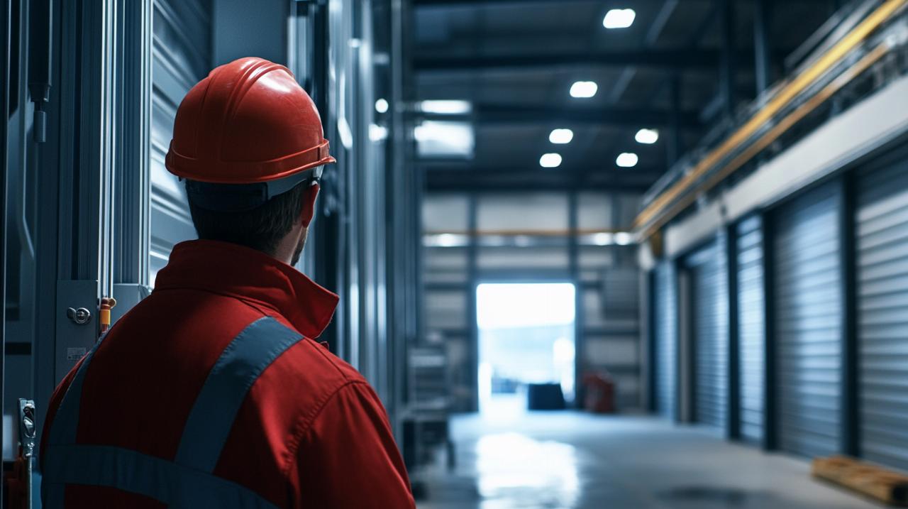 Dépannage rapide de porte sectionnelle industrielle en Nord-Pas-de-Calais
